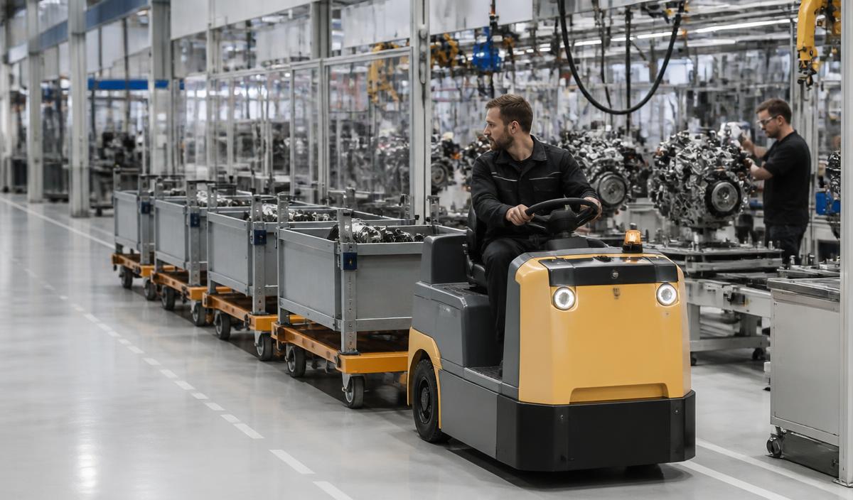 Comboio logístico: quando substituir a empilhadeira